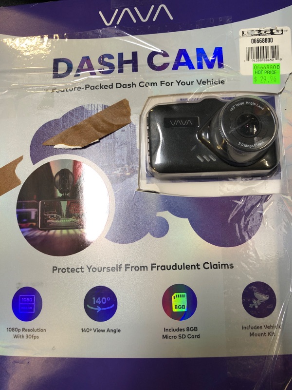 Photo 1 of VAVA Car Dash Camera 1080p Car Mount Kit Dash Cam
