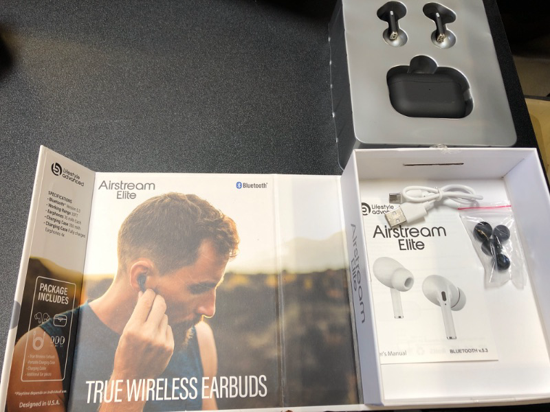 Photo 2 of Lifestyle Advanced Airstream Elite True Wireless Earbuds with Charging Case
