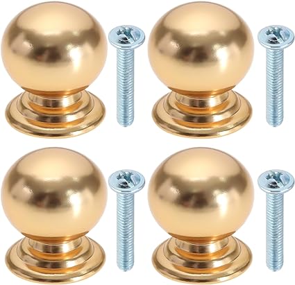 Photo 1 of 12pcs Solid Cabinet Door Handle Solid Ball Handle Round Knob Handle Solid Pull Handle Accessories for Door Furniture Cabinets Drawers Doors, Gold
Visit the LT Easiyl Store