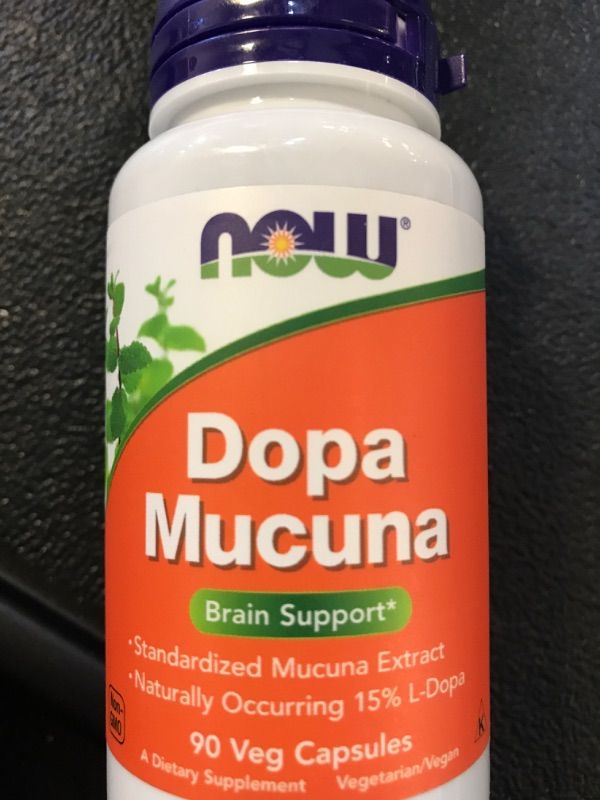 Photo 2 of DOPA Mucuna 90 Vcaps by Now (Pack of 2)