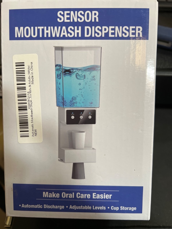 Photo 1 of Automatic Mouthwash Dispenser for Bathroom,Wall Mounted or Free Standing Sealed