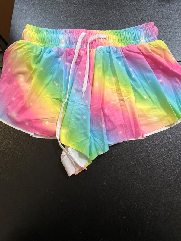 Photo 1 of Flowy Shorts Girls Butterfly Shorts Girls Athletic Shorts Kids Butterfly Shorts Toddler Youth with Liner 2-in-1  SIZE 10