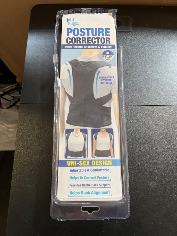 Photo 1 of Total Vision Products Posture Corrector Adjustable Belt Uni-Sex   XL 