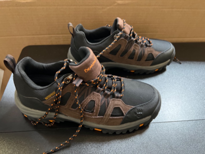 Photo 3 of BEARPAW Bear Paw Men's Hiking Shoes New Black Suede Waterproof Outdoor Shoes Size9.5