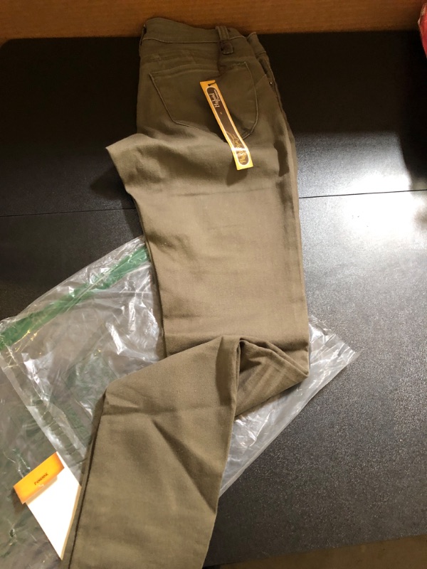 Photo 1 of & Company Womens Hyper Ultra Stretch Comfy Skinny Leg Work Casual Pants Size 1 Greenish Grey