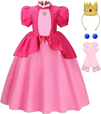 Photo 1 of Princess Peach Costume CHILD Large