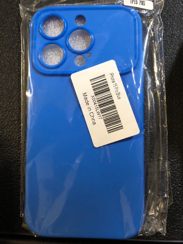 Photo 1 of 4pcs iphone 15 pro blue case