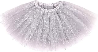 Photo 1 of WLLHYF Tutu Skirt 3 Layered Tulle Dress Sparkly Ballet Dance Skirts Dress Up Costume Birthday Princess Dress for Girls https://a.co/d/dUasMmM