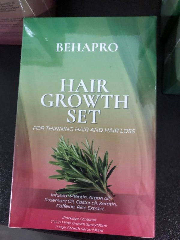 Photo 1 of Rosemary Oil for Hair Growth,with Hair Serum for Hair Growth,Heat Protectant Spray,Biotin Argan Oil Hair Growth Products for Thinning Hair & Hair Loss Treatment,Birthday Gifts for Women Mom Her Men BHO-0015