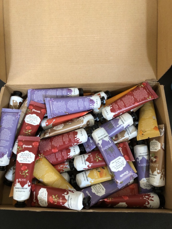 Photo 2 of Employee Appreciation Hand Cream Gifts Set May You Be Proud Hand Care Cream, Moisturizing Mini Hand Lotion Scented Lotion in Bulk for Coworkers Stocking Stuffers Holiday, 6 Flavors(48 Pcs)