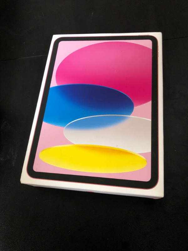 Photo 2 of Apple iPad (10th Generation): with A14 Bionic chip, 10.9-inch Liquid Retina Display, 64GB, Wi-Fi 6, 12MP front/12MP Back Camera, Touch ID, All-Day Battery Life – Pink WiFi 64GB Pink