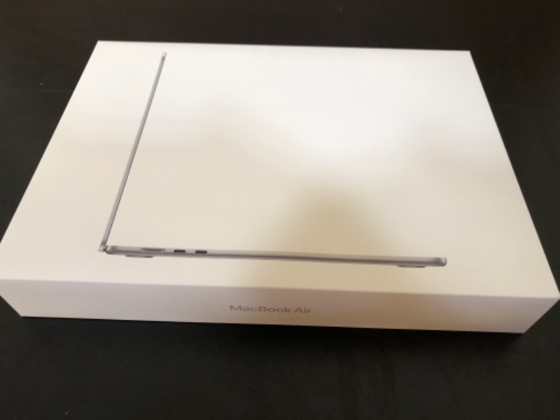 Photo 2 of Apple 2023 MacBook Air Laptop with M2 chip: 15.3-inch Liquid Retina Display, 8GB Unified Memory, 256GB SSD Storage, 1080p FaceTime HD Camera, Touch ID. Works with iPhone/iPad; Space Gray 8GB RAM Space Gray 256GB