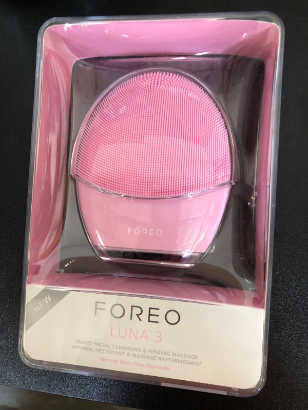Photo 2 of FOREO bundle: LUNA 3 Facial Cleansing Brush for Normal Skin, UFO mini Smart Mask Treatment Device, Call It A Night UFO Activated Mask 7-pack