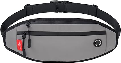 Photo 1 of 
Fanny Pack Running Belt for Women Men Small Waist Bag with Quick Dry Towel- Ideal for Festival, Traveling, Hiking, Walking, Workout, Fashion Waist Packs (Grey)