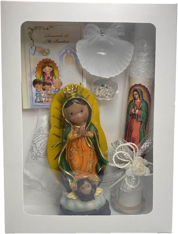 Photo 1 of Baptism Candle Set for Boys - Baptism Candle Set Girl Catholic - Baptismal Candles - Velas de Bautizo para Nino
 