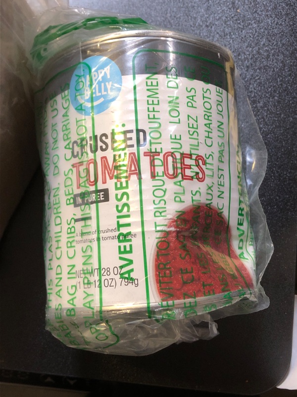 Photo 2 of Amazon Fresh, Crushed Canned Tomatoes in Purée, 28 Oz (Previously Happy Belly, Packaging May Vary) 28 Ounce (Pack of 1)