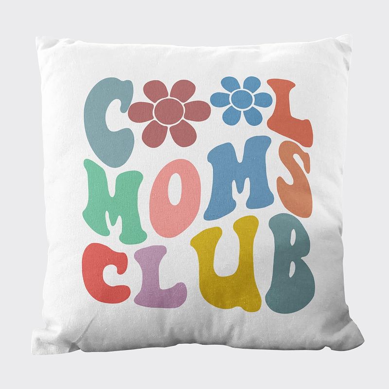 Photo 1 of 2pc Cool Moms Gifts for Mom from Daughters and Sons, Grandma, Great Mother, Birthday, Pregnant Mom Gifts Flannel Pillow Case 18x18 Inches
