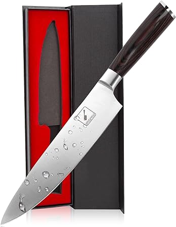 Photo 1 of imarku Japanese Chef Knife - Sharp Kitchen Knife 8 Inch Chef's Knives HC Steel Paring Knife, Unique Gifts for Men and Women, Gifts for Mom or Dad, Kitchen Gadgets with Premium Gift Box