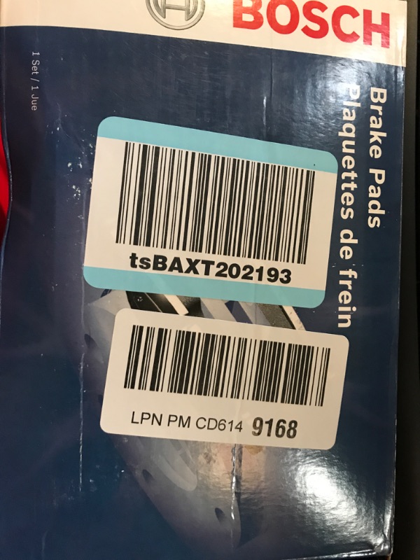 Photo 2 of BOSCH BE943H Blue Ceramic Disc Brake Pad Set With Hardware - Compatible With Select Honda Accord, Pilot; FRONT