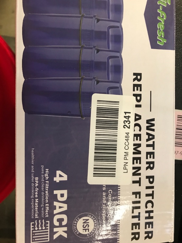 Photo 2 of 4 Packs Pitcher Water Filter Replacement for All PUR®, PUR® Plus Pitcher and Dispenser Filtration Systems, CRF950Z, PPF951K™, PPF900Z™, NSF Certified, AQUA CREST