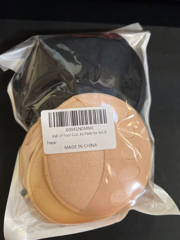 Photo 2 of 5 Pairs Invisible Breathable Honeycomb Fabric Ball of Foot Pads, Thickened Soft Metatarsal Cushions Socks for Flats High Heels, Prevention Pain Relief...