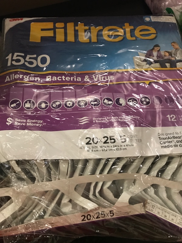 Photo 2 of 3M Filtrete Ultra Allergen Healthy Living Deep Pleat Furnace Filter