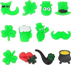 Photo 1 of  St Patrick's Day Mochi Squishy Toys, Mini Cute Squeeze Toy for Party Favors, Stress Reliever Anxiety St Patrick's Day Gifts for Kids