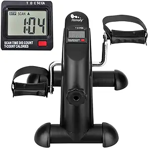 Photo 1 of Mini Exercise Bike, himaly Under Desk Bike Pedal Exerciser Portable Foot Cycle Arm & Leg Peddler Machine with LCD Screen Displays