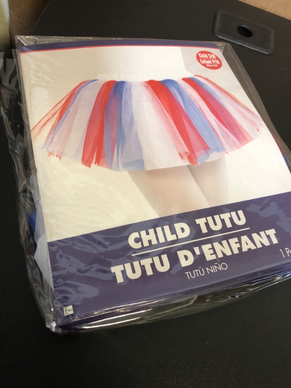 Photo 2 of 1PcRed White and Blue Child Tutu (1ct)