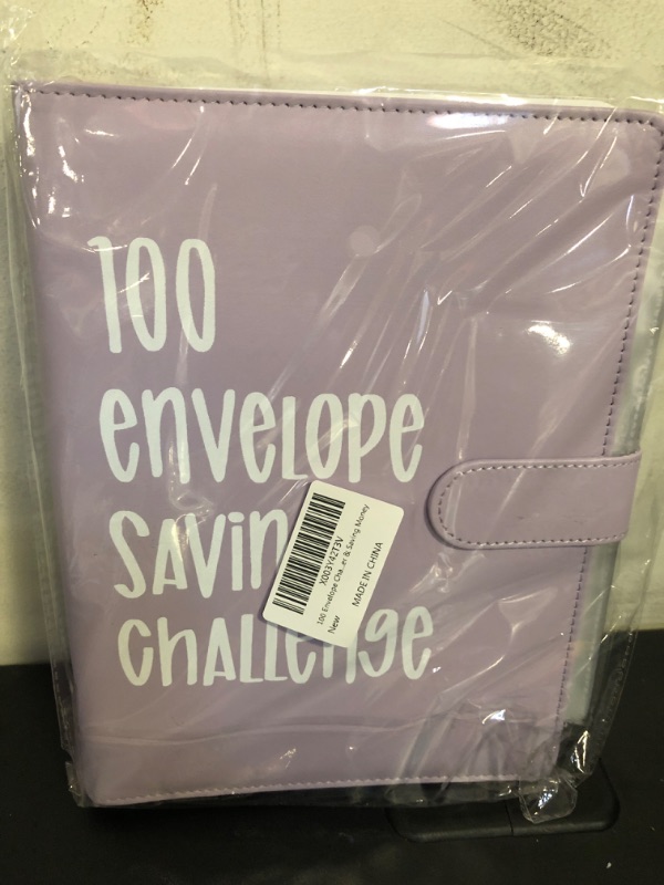 Photo 2 of 100 Envelope Challenge Binder with Number Stickers, Easy and Fun Way to Save $5,050, Savings Challenges Budget Book Binder with Cash Envelopes,Budget Book for Budgeting Planner & Saving Money