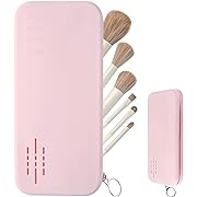 Photo 1 of IJEA Silicone Portable Makeup Brush Pouch Holder, Zippered Case Bag with Air Holes