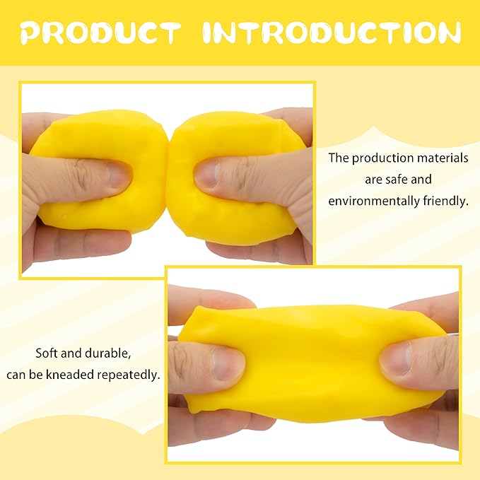 Photo 1 of 2Pack Squeeze Cheese Toy, Decompress, Super Soft, Pull, Stretch and Squeeze Toys, Food Party Favors for Kid Novelty Toy Birthday Gifts for Boys Girls Adults, Play House Toy, Educational Toy Simulation Food