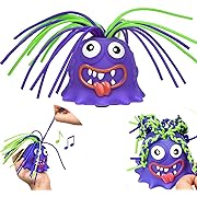 Photo 1 of Funny Hair-Pulling Screaming Toy, Each Scream is Different, Hair Pulling Fidget Toys, Screaming Monster Toys Anxiety Relief Toy, Gift for Easter,Christmas,Stocking Stuffer G (Purple)