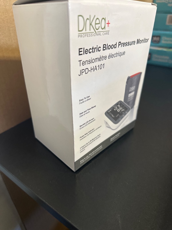 Photo 1 of Blood Pressure Machine for Home Use - Large Cuff Blood Pressure Monitor Upper Arm, Digital Blood Pressure Monitors, Accurate Bp Monitor Kit, 2 Users, Up to 198 Memories with Batteries Included