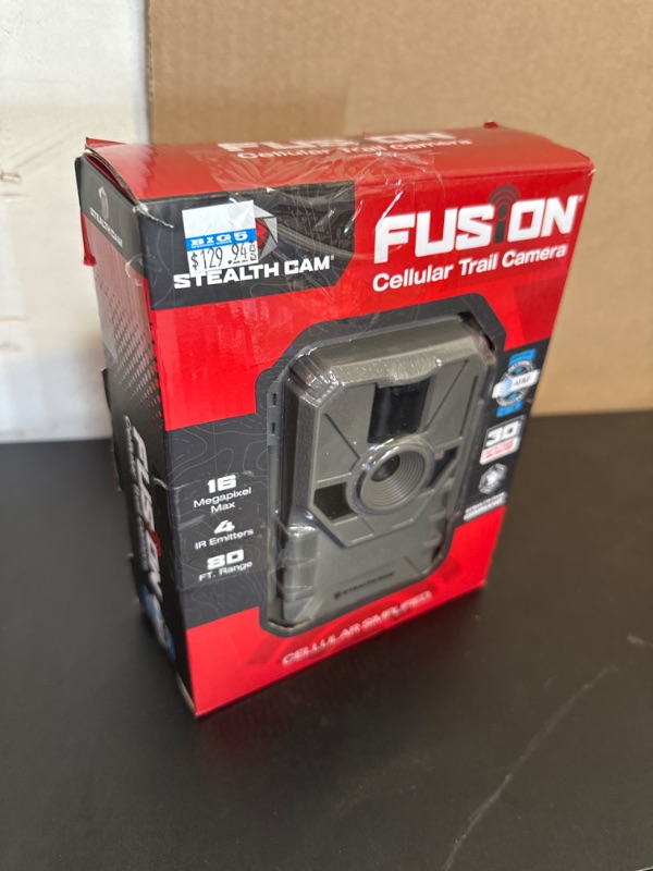 Photo 1 of Fusion Cellular Trail Camera 16MP Game Camera, Durable, 60ft Infra-red Detection Range, Burst Mode 480 Video at 30FPS