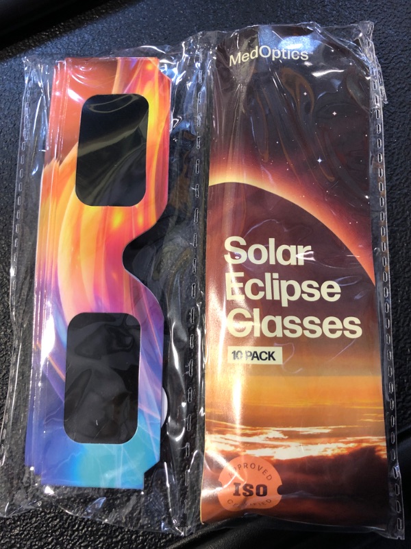 Photo 2 of Solar Eclipse Glasses Approved 2024 - AAS, ISO & CE Certified for All Ages - Lab Tested - Includes Eclipse Path Map 