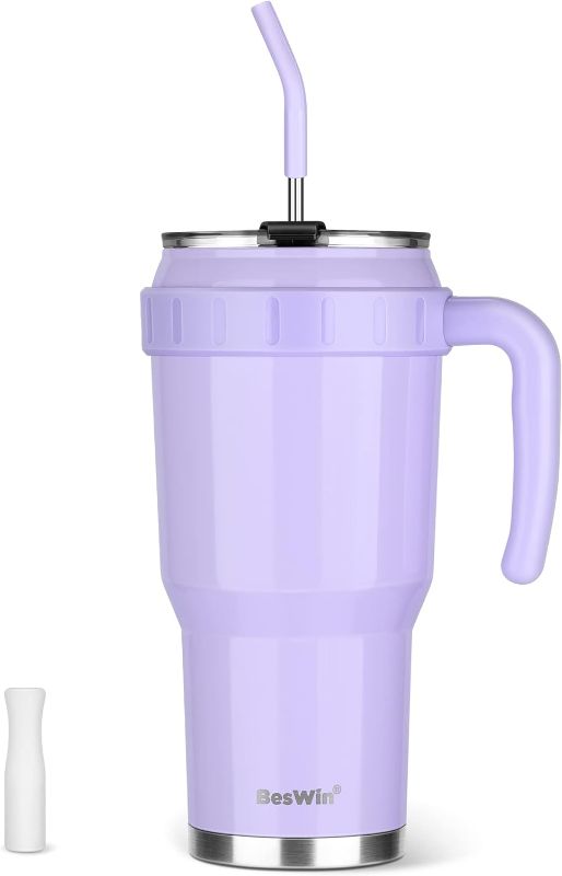 Photo 1 of +++MISSING STRAW+++ BESWIN 40 OZ PURPLE TUMBLER 