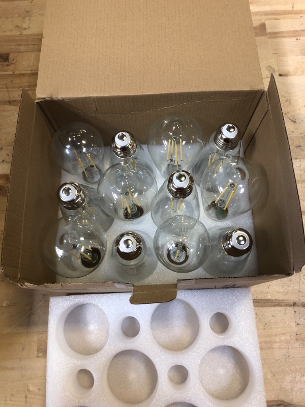Photo 1 of 12 PCS 8W NON-DIMMABLE LED E26 EDISON VINTAGE BULBS ST64 5000K