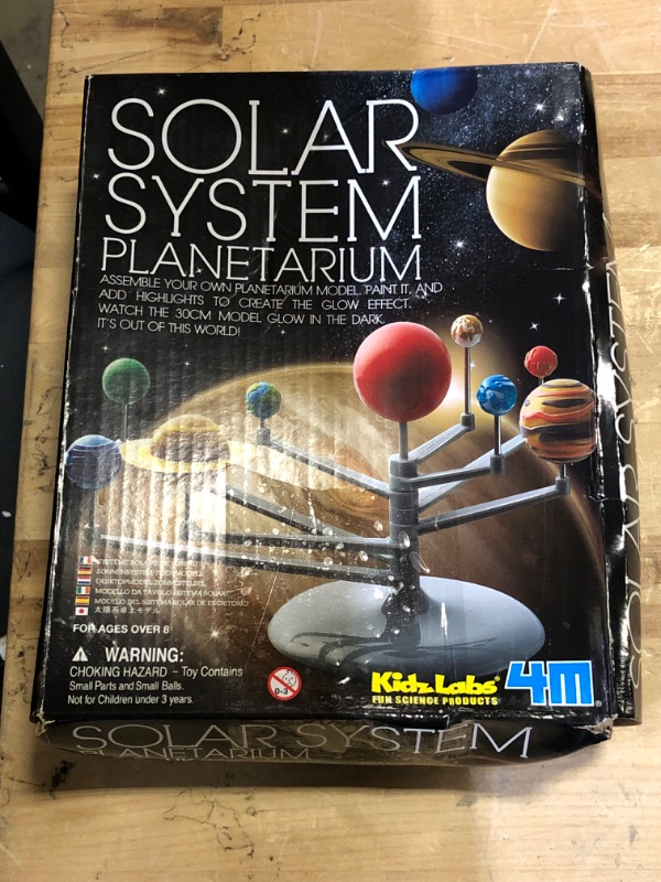 Photo 2 of 4M Solar System Planetarium - DIY Glow In The Dark Astronomy Planet Model Stem Toys Gift for Kids & Teens, Girls & Boys, Model:3427