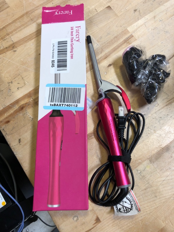 Photo 1 of FARERY 3/8 INCH THIN  CURLING IRON