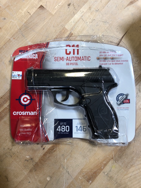 Photo 2 of Crosman C11 Semi-Auto Air Pistol (BB) Standard Packaging