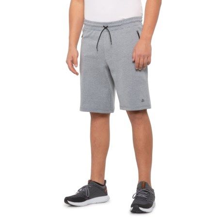 Photo 1 of CVC Double-Knit Shorts (for Men) - GREY HEATHER (L )
