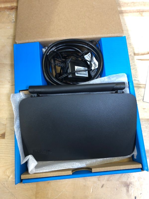 Photo 1 of Linksys WiFi 5 Router, Dual-Band, 1,500 Sq. ft Coverage, 10+ Devices, Parental Control, Supports Guest WiFi, Speeds up to (AC1200) 1.2Gbps - E5400 1500 ft, 10+ Devices, 1.2 Gbps