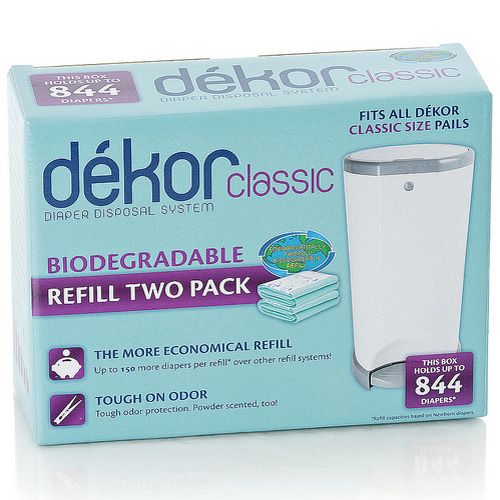 Photo 1 of Dekor Classic Diaper Pail Biodegradable Refills | 2 Count
