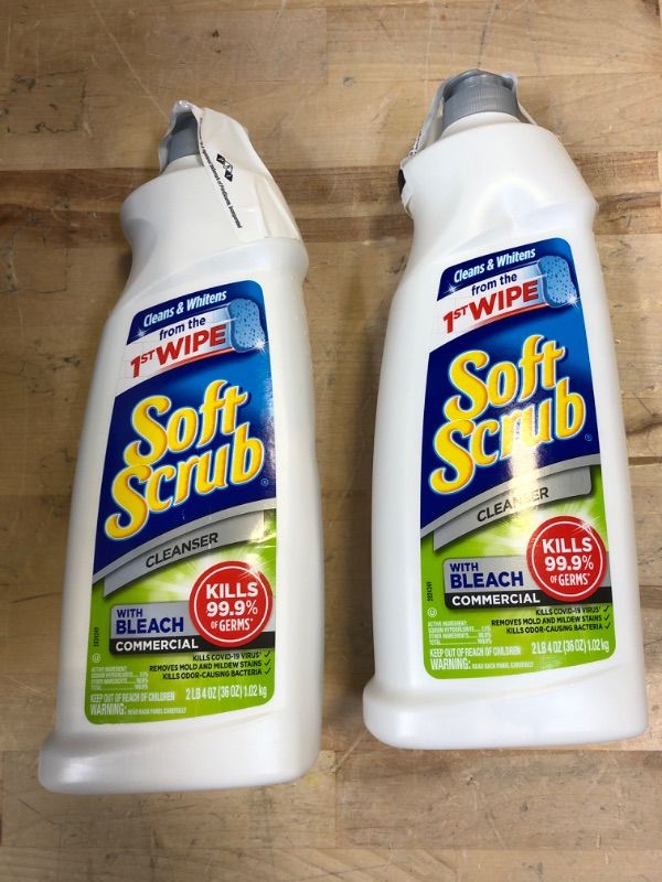Photo 1 of ++PACK OF 2++Soft Scrub 36 oz. Cleanser with Bleach