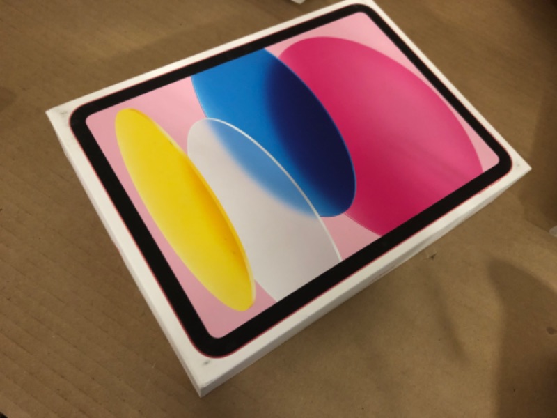 Photo 4 of Apple iPad (10th Generation): with A14 Bionic chip, 10.9-inch Liquid Retina Display, 256GB, Wi-Fi 6, 12MP front/12MP Back Camera, Touch ID, All-Day Battery Life – Pink WiFi 256GB Pink without AppleCare+