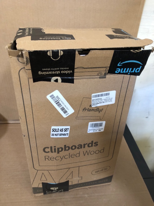 Photo 1 of Clipboards (Set of 30) Letter Size Clipboard, Low Profile Clip, Classroom Supplies