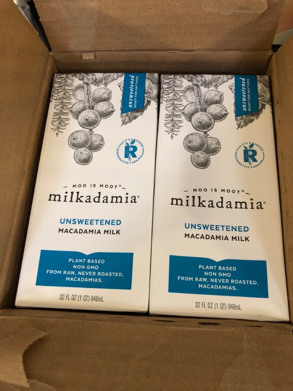 Photo 2 of Nut Milk; Unsweetened Macadamia, Pack of 6