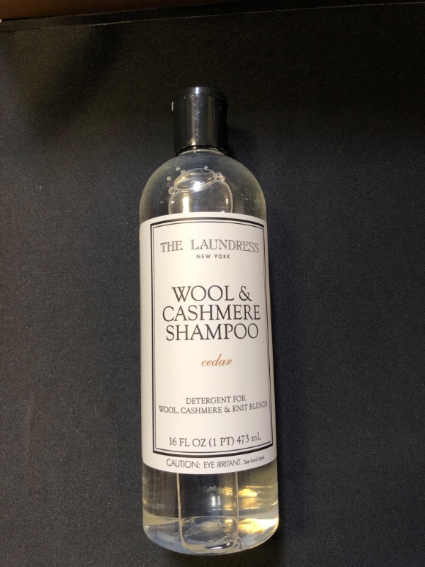 Photo 2 of The Laundress Wool & Cashmere Shampoo,  Double Concentrated, Cedar Scent, Wool Detergent, Wool Wash, Cashmere Shampoo, 16 Fl Oz