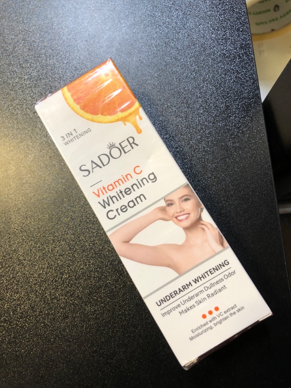 Photo 2 of  Sadoer Vitamin C Whitening Cream 3 in 1 (2 Ct) 50g Expire 12/2026
 